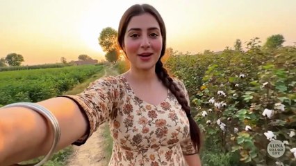 My Simple Summer Evening in the Village ✨ _ Alina Village Life