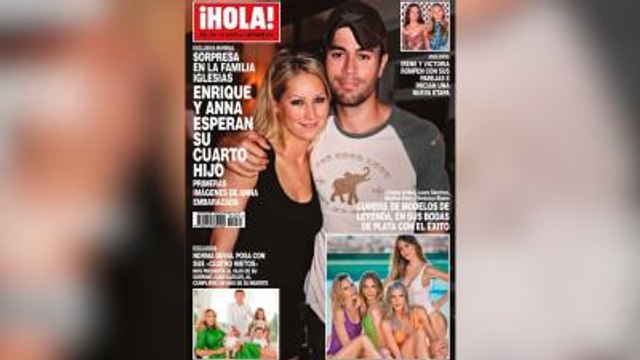 Enrique Iglesias y Anna Kournikova esperan su cuarto hijo