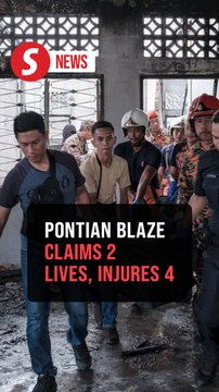 Two Thai nationals killed, four hurt in Pontian house fire