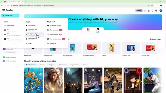 Capcut Web Editor 45 Capcut Image Editor Interface