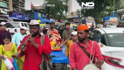 Indien startet zehntägiges Ganesha-Festival mit Prozessionen und Gebeten