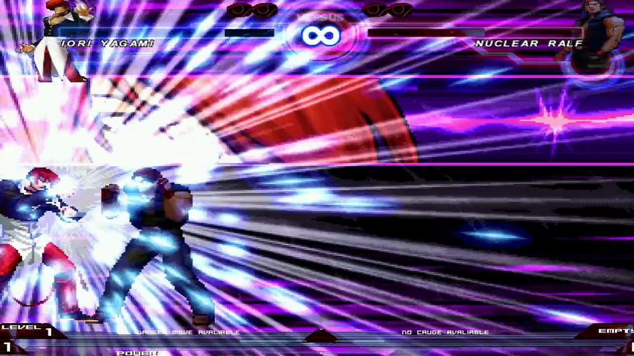 Iori Yagami VS. Nuclear Ralf [KOF MUGEN]