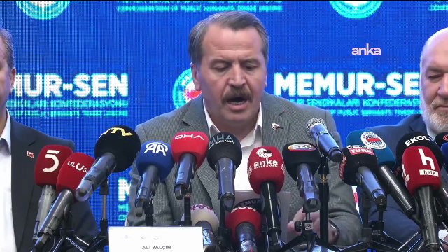 Memur-Sen Başkanı Yalçın: Bu sendika yasasıyla devam etmek mümkün değil