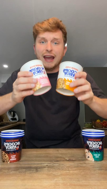 Netflix a sorti des glaces Stranger Things (Partie 2) avec des goûts venus du Monde à l’Envers 👀✨ glace aux trois chocolats et glace menthe chocolat 🍫