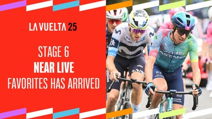 The favorites cross the line- Stage 6 - La Vuelta 2025