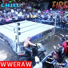 You see Lesnar steal Steve Austin's SUV!!!   يروك ليسنر يسرق سياره اسيتف اوستن رباعيه الدفع !!!