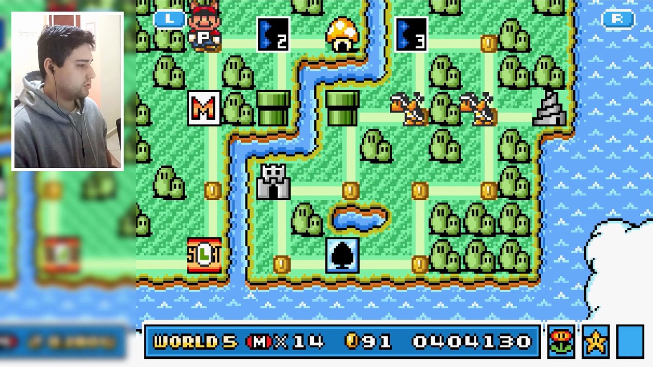 🎮 Super Mario Bros. 3 Ep.[05] - Mundo 5: Indo para as Nuvens!
