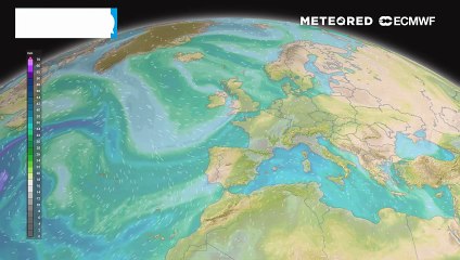 Forti Piogge dall'Atlantico: Quantità Imponenti di Umidità in Arrivo sull'Europa 🌧️