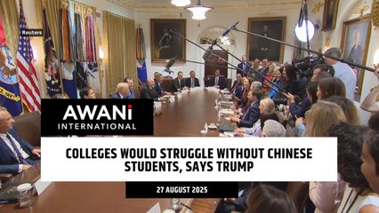 Colleges would struggle without Chinese students, says Trump
