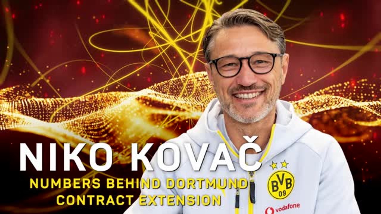 Niko Kovac - The numbers behind his Dortmund contract extension