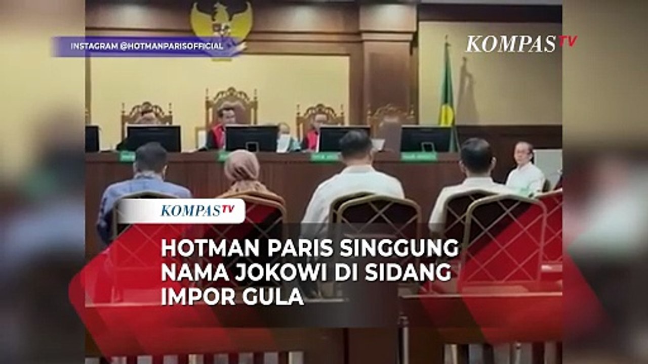 Momen Hotman Paris Singgung Nama Jokowi di Sidang Impor Gula
