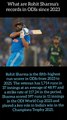 What are Rohit Sharma's records in ODIs since 2023