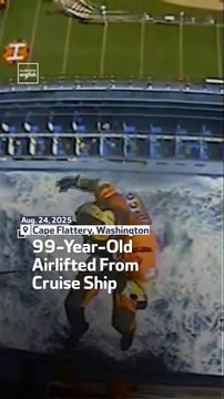 99-Year-Old Airlifted From Cruise Ship