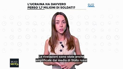 Il fact-checking delle rivelazioni russe secondo cui l'Ucraina avrebbe perso 1,7 milioni di soldati