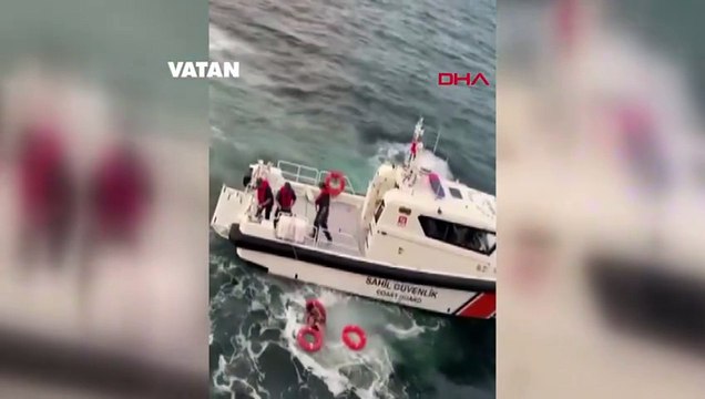 Yalova - Eskihisar seferini yapan feribottan denize atlayan kadının atlama anına ait görüntüsü ortaya çıktı