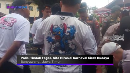 Kedapatan Bawa Miras di Kegiatan Karnaval Kirab Budaya Desa Wringinagung Banyuwangi, Polisi Langsung Sita Barang Bukti dan Beri Tindakan Tegas