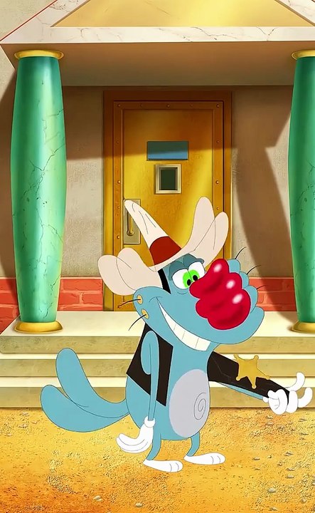 The sheriff's not around much, or at all #Shorts #oggy _ Cartoons for kids