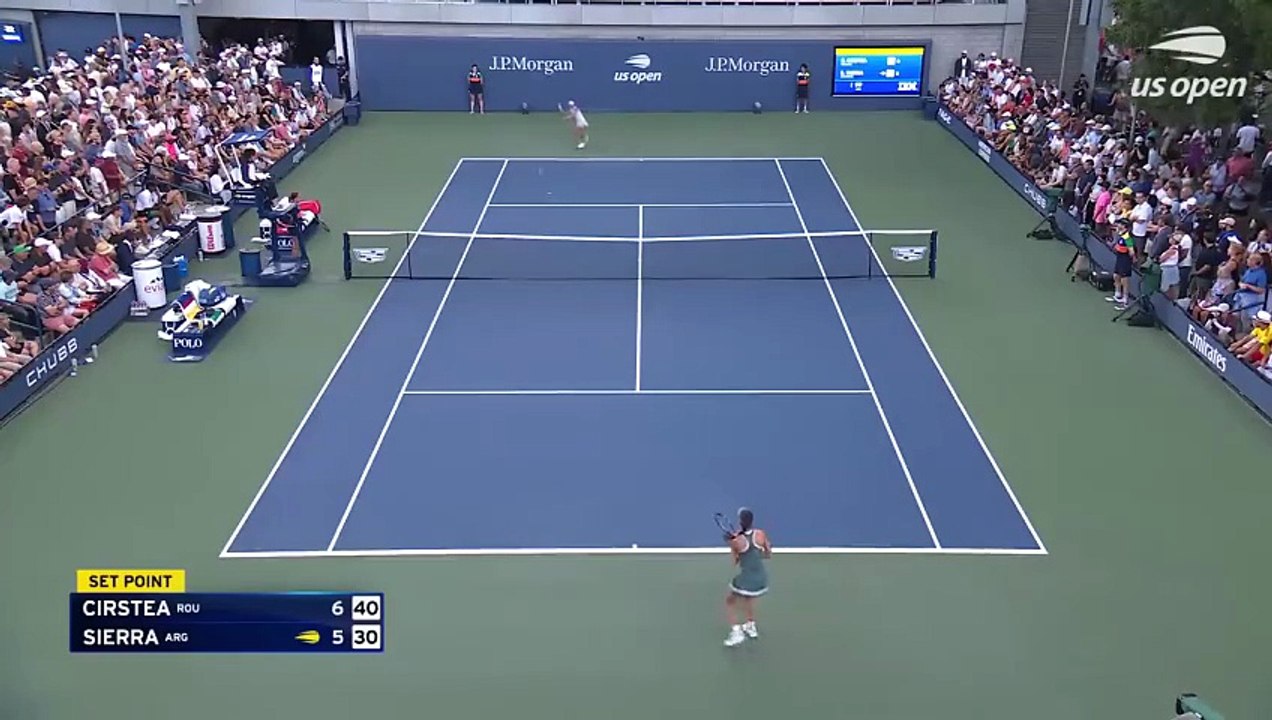 Sorana Cirstea vs. Solana Sierra | Resumen | 2025 US Open