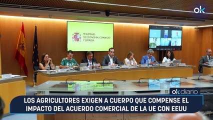 Los agricultores exigen a Cuerpo que compense el impacto del acuerdo comercial de la UE con EEUU