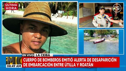 Cuerpo de Bomberos emitió alerta de desaparición de embarcación entre Útila y Roatán