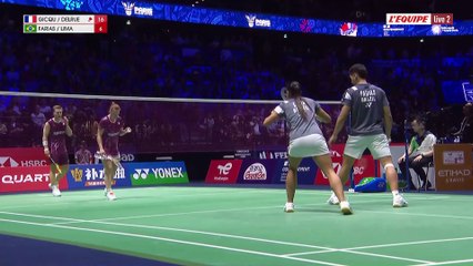 Le replay du 2e tour de Gicquel/Delrue - Badminton
