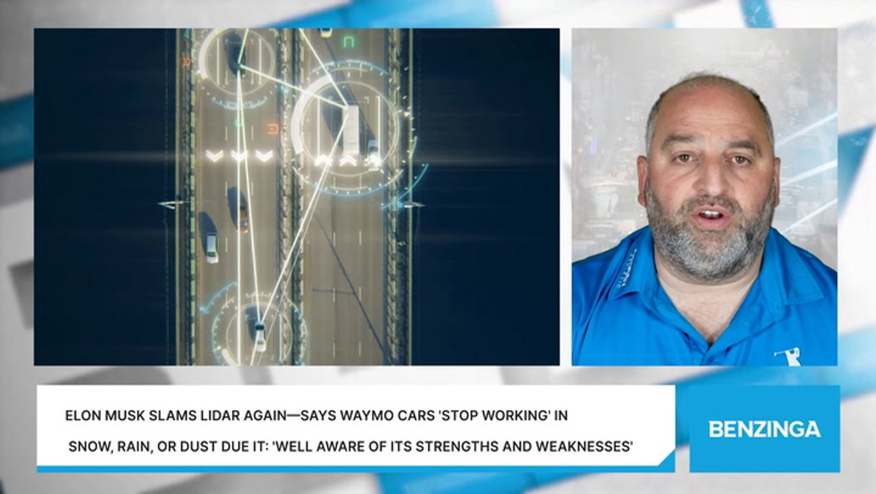 Elon Musk Slams LiDAR Again—Says Waymo Cars 'Stop Working' In Snow, Rain, Or Dust Due It: 'Well Aware Of Its Strengths And Weaknesses'