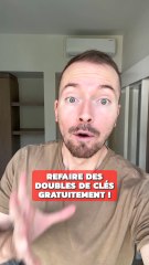 Refaire des doubles de clés gratuitement