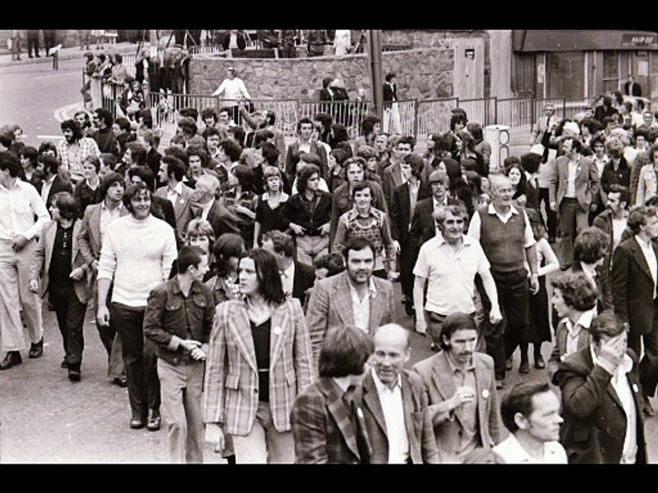 Anti-internment rallies during the Troubles in Derry August 1975