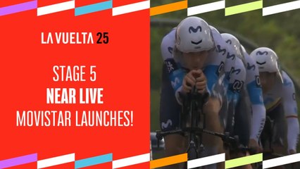 Movistar launches its chrono - Stage 5 - La Vuelta 2025