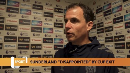 Sunderland “disappointed” by Carabao Cup exit