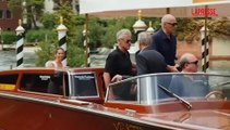 George Clooney arriva al Lido di Venezia