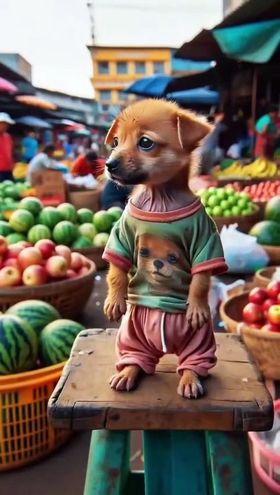 This Puppy Was made fun by friends because he had cheap ice cream