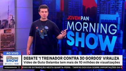 TREINADOR vs 30 GORDOS: DEBATE sobre GORDOFOBIA e EMAGRECIMENTO BOMBA nas redes; terapeuta ANALISA