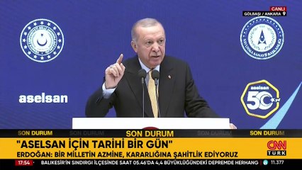 SON DAKİKA | Cumhurbaşkanı Erdoğan: Çelik Kubbe'yi envantere alıyoruz