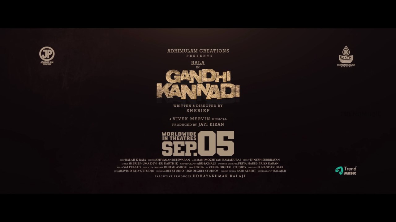 Gandhi Kannadi - Trailer ｜ Bala, Namita, Balaji Sakthivel, Archana ｜ Vivek-Mervin ｜ Sherief