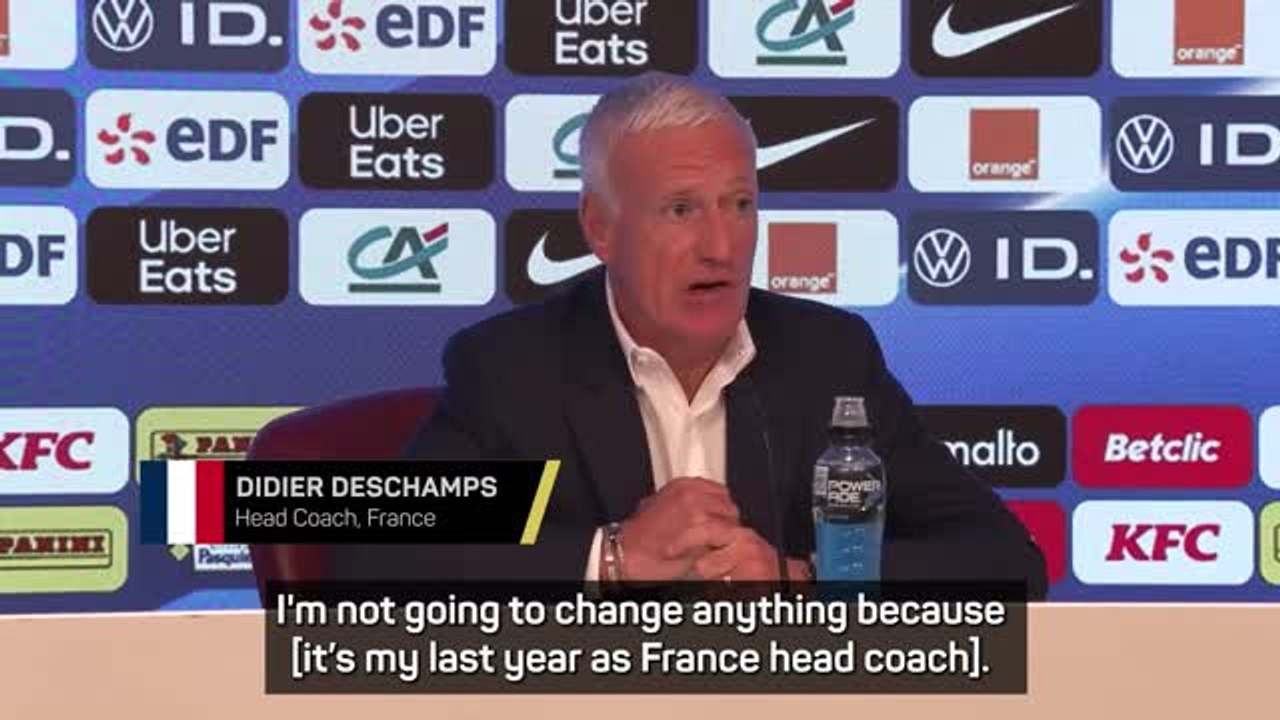 Deschamps has 'same desire and determination' in final year