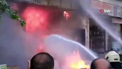 Şanlıurfa’da iş yeri yangını korkuttu