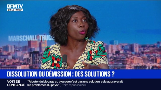 Vote de confiance: Celui qui doit faire un choix politique c'est Emmanuel Macron , estime Danièle Obono, députée La France Insoumise