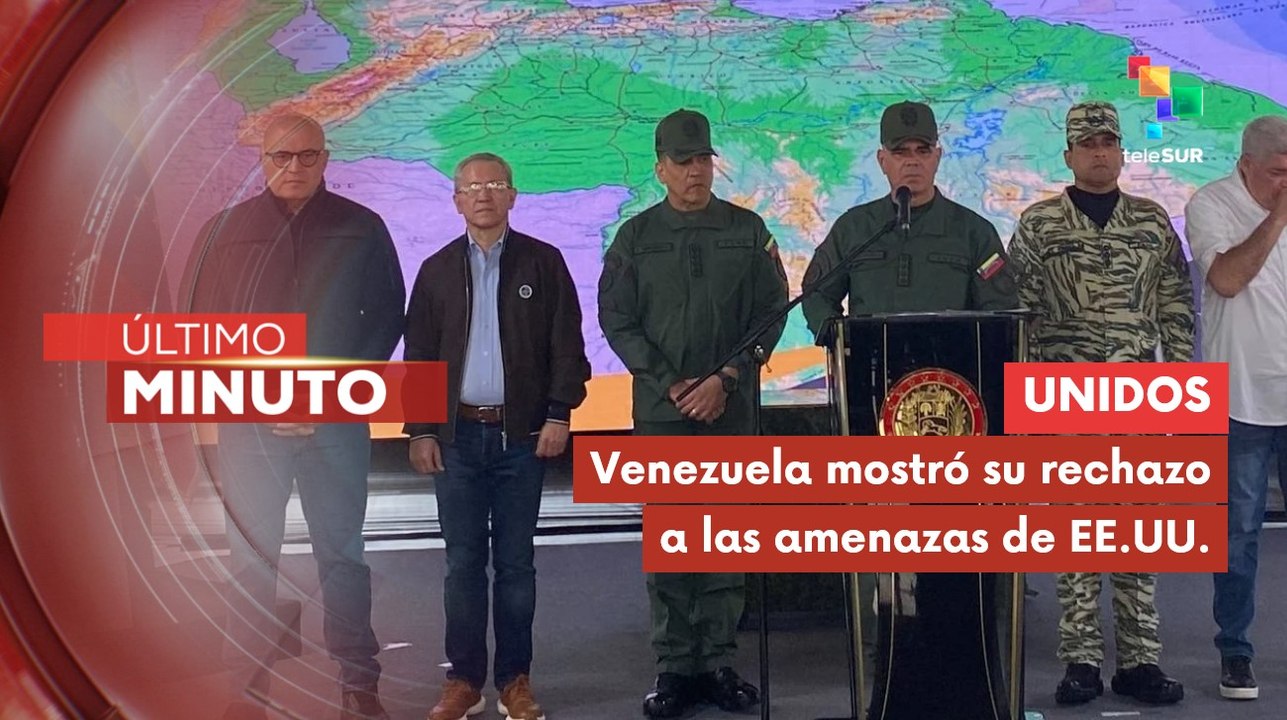 Venezuela unida para defender la soberanía ante la amenaza de EE.UU.