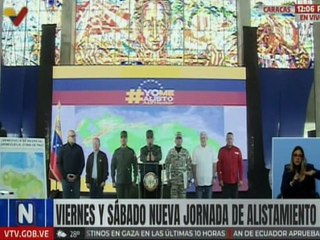 Vpdte. Sec. Padrino López: Nos vamos a organizar en más de mil puntos de alistamiento