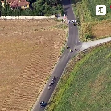 Tour d'Espagne : Des manifestants pro-palestiniens ont tenté de bloquer les coureurs de l'équipe Israël, en plein contre-la-montre par équipes sur la cinquième étape