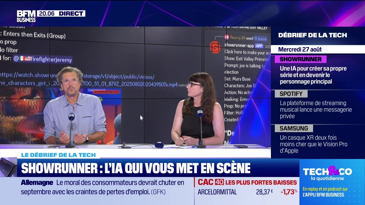 ShowRunner : l'IA qui vous met en scène - 27/08