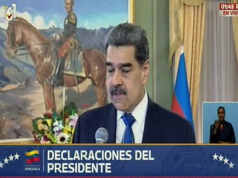 Pdte. Maduro: Hemos establecido una agenda, en base a principios de autodeterminación