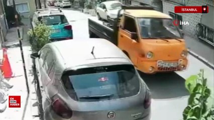 İstanbul'da domates tartışmasında seyyar satıcı kadın müşteriye kamyonetle çarptı