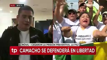 “Nosotros no nos vamos sin el gobernador”: Unión Juvenil Cruceñista celebra que Camacho se defenderá en libertad