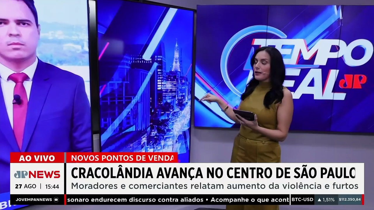 Cracolândia migra em São Paulo e violência aumenta no centro | TEMPO REAL