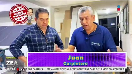 ¡Atalo Mata dejó la reporteada y se convirtió en carpintero por un día!