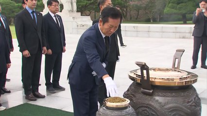 정청래, 대전 국립현충원 참배..."전쟁 없는 한반도 만들어야" / YTN