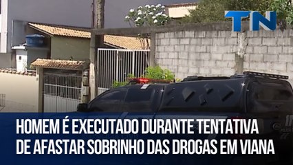 Homem é executado durante tentativa de afastar sobrinho das drogas em Viana