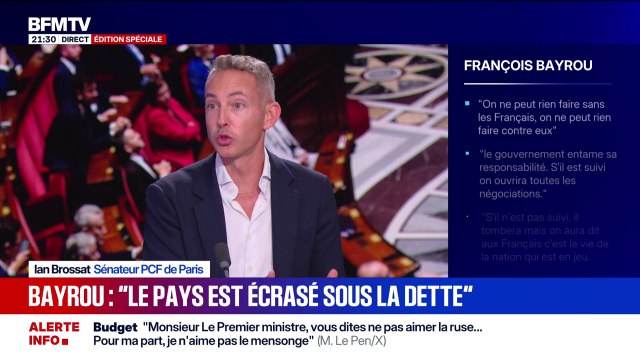 Crise politique: Les mêmes causes produiront les mêmes effets et la dissolution deviendra une obligation , estime Ian Brossat, sénateur PCF